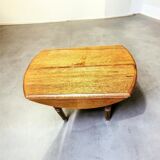 Small round table with flaps Louis Philippe Genuine