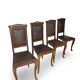 Italian art deco dining chairs 1920s