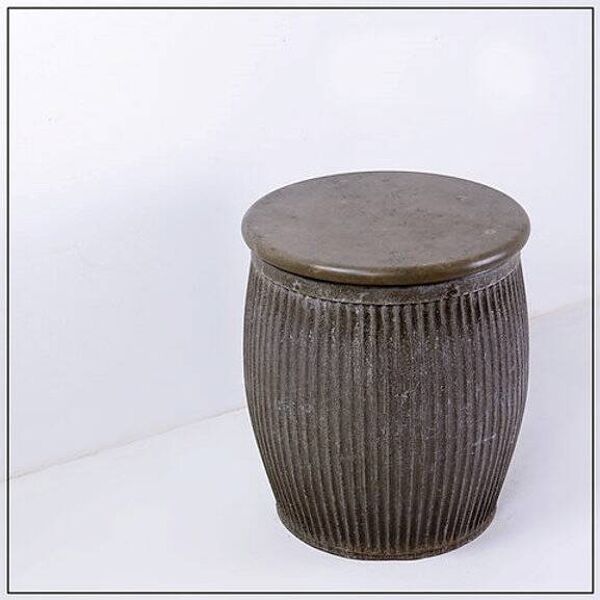 Vintage ''Dolly Tub'' Rival Side Table - Polished stone top - Circa 1930
