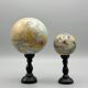 Pair of polished Maligano jasper spheres on bases – Mineral composition