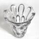 PIerre D'Avesn crystal honeycomb vase Height 20.7 cm