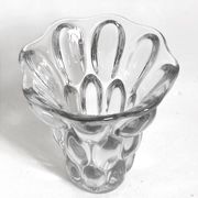 PIerre D'Avesn crystal honeycomb vase Height 20.7 cm