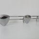Vintage 1960s chrome wall coat rack automotive design