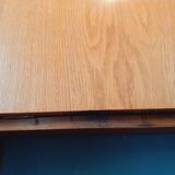 Wall-mounted oak desk from the 1950s.