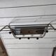Vintage coat rack with pivoting mirror from the 60s