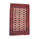Boukhara-pakistan wool carpet adorned with 5 rows of gel 150 x 92 cm