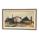 Huile sur toile originale suédoise – « Cabanes sur la côte » (Attribuée à Kai C.)