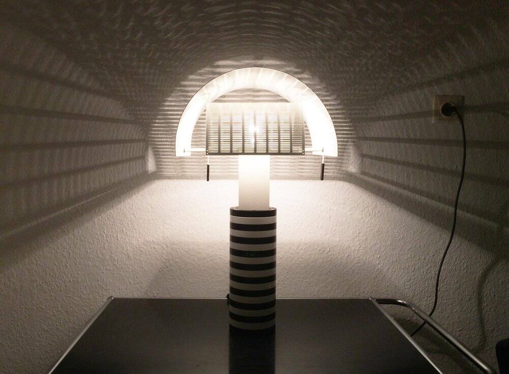 Lampe de table modèle Shogun Tavolo italienne par Mario Botta pour Artemide, années 1980