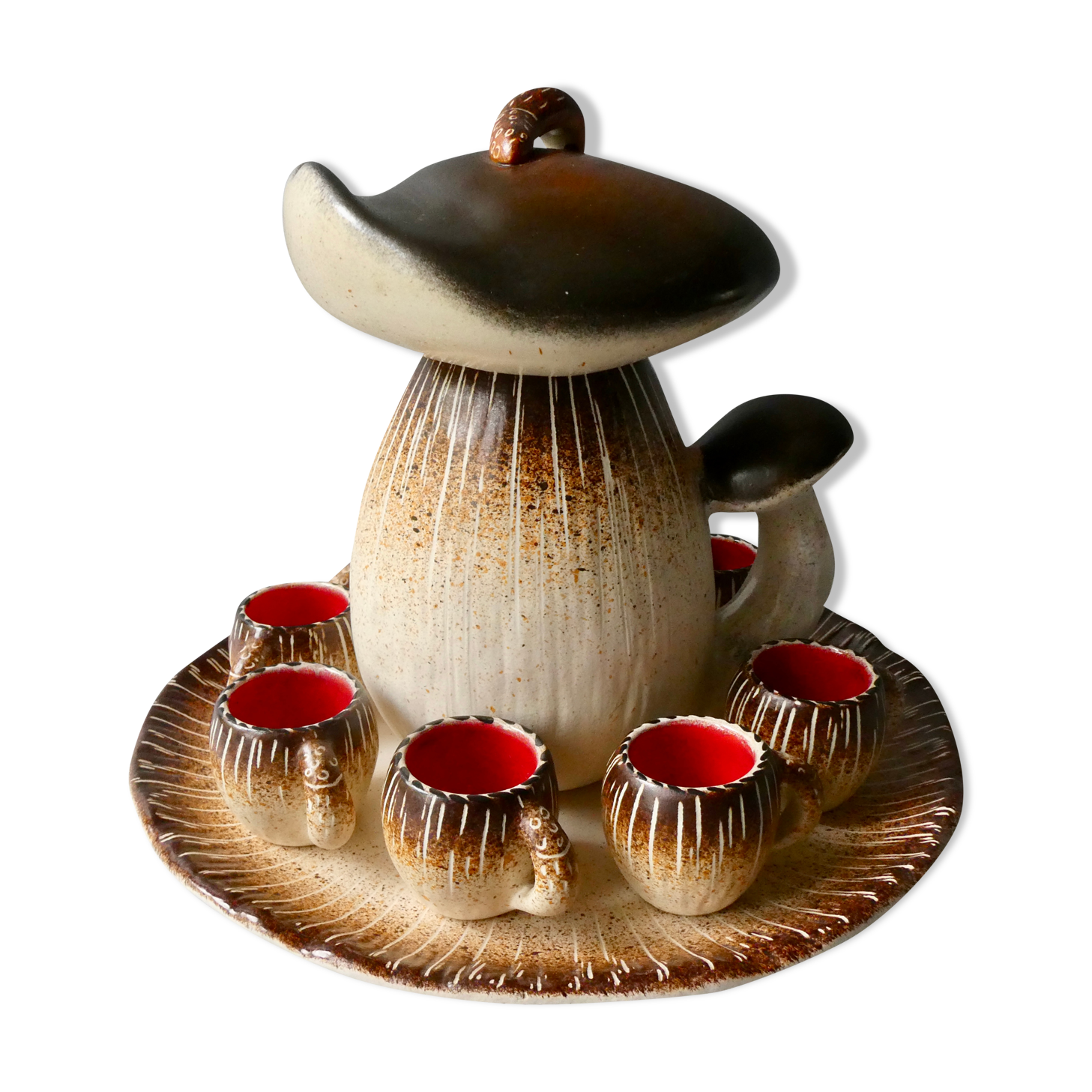 Digestive service Bruno Dose Poterie du Breuil 60s