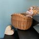 Panier en osier sans anse