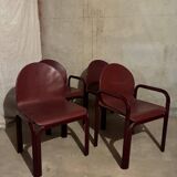 Gae Aulenti Orsay model table with 4 matching chairs – Vintage and elegant design