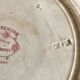 Round ironstone dish St Amand Anemone