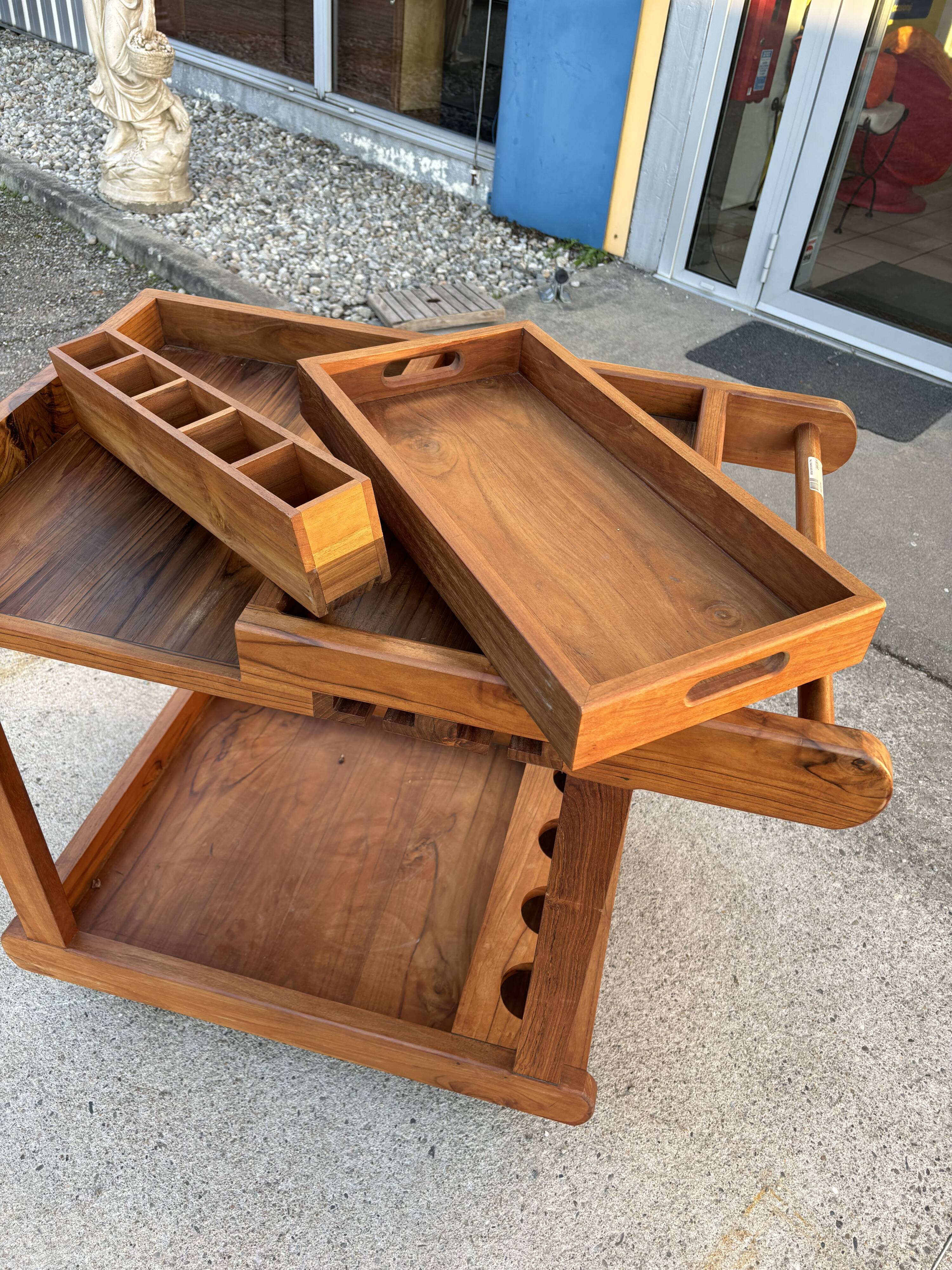 Scandinavian teak server