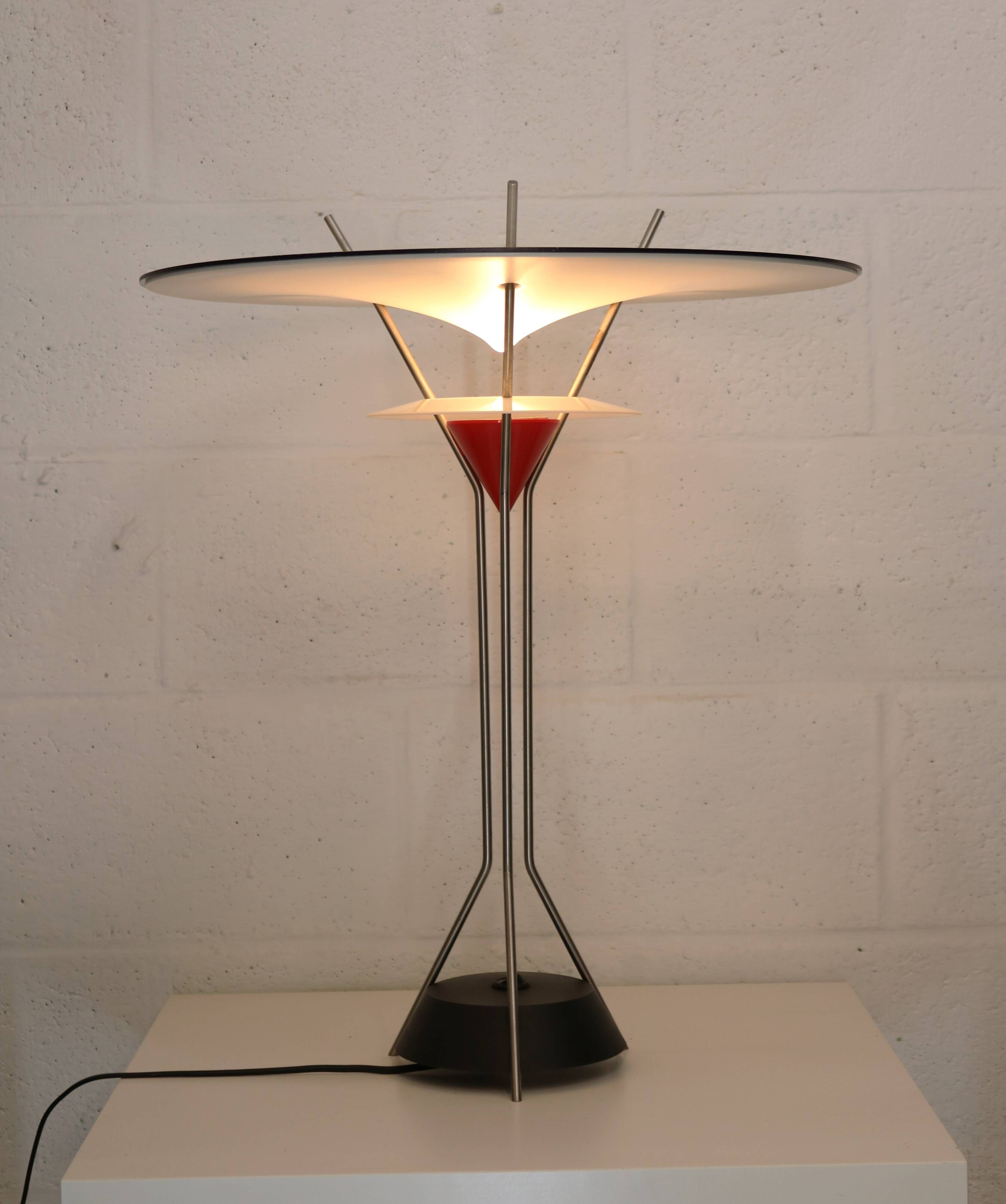XL Space age desk lamp by Lyskilde and designed by Henrik Tengler - Denmark