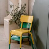 Chaise enfant jaune