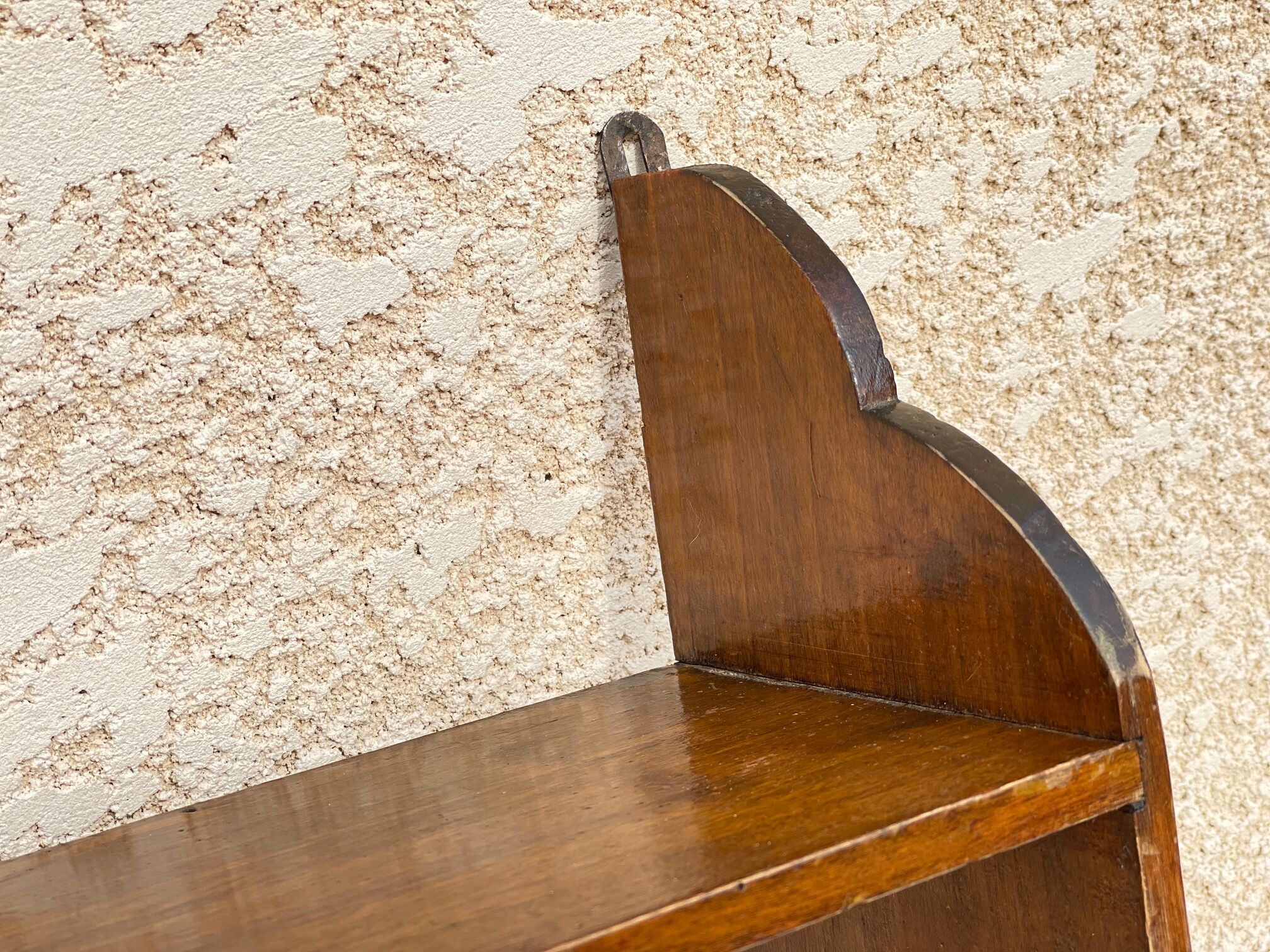 Old wooden wall shelf
