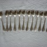 12 spoonfuls of silver metal coffee metal Ercuis