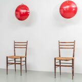 Set of 4 wall lights model 232 design Bruno Gatta, Stilnovo Italy 1960s