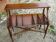 Vintage mahogany magazine/hotel book rack
