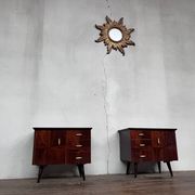 Paire de table de nuit 1950