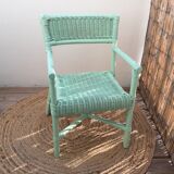 Wicker children's armchair