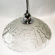Suspension Peill & Putzler glass molded effect ice