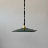 Old industrial blue grey enamelled suspension