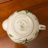 Teapot with floral decoration, 1000ml, integrated strainer