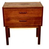 Scandinavian teak and beech commodus, Sweden, 1960