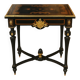 Table de courtoisie "Boulle" époque Napoléon III en marquéterie
