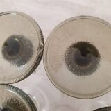 6 small green foot flutes in the Timo Sarpaneva style