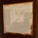 Postmodern Square Bronze Mirror from Belgo Chrom, Belgium, 1980s