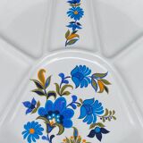 Assiettes compartimentées faïence de St Amand