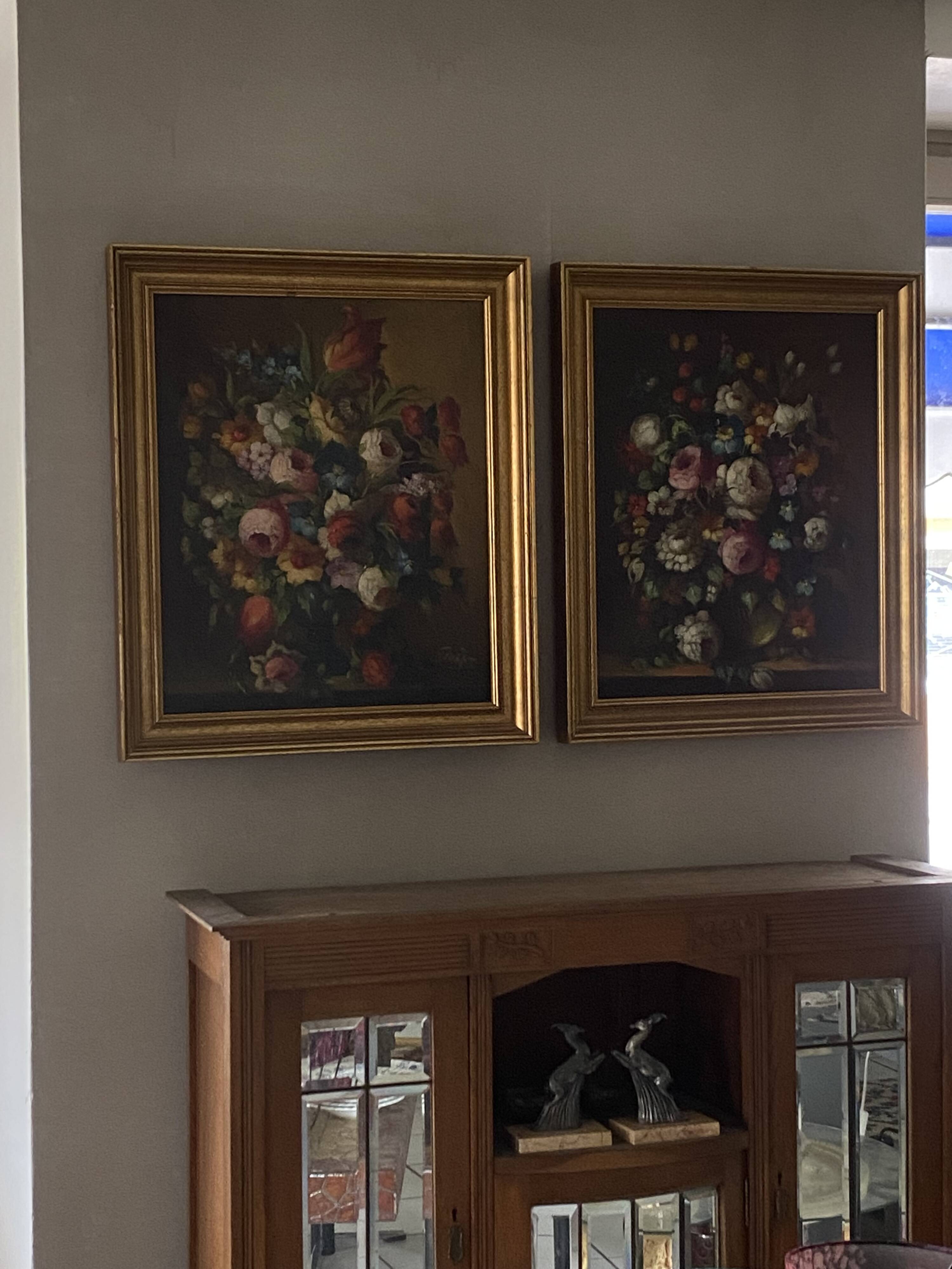 Oil painting / classic floral paintings