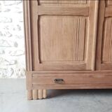 Large chest of drawers in solid raw oak