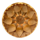 Large wooden wall light, Scandinavian design, 1950s.