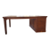 Double-sided walnut counter desk 1900