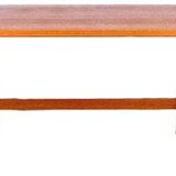 Large Scandinavian modern teak coffee table from Rasmus Solberg, 1960s