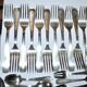LCF Le Couvert Français cutlery set 60 place settings dessert table modernist design 1950