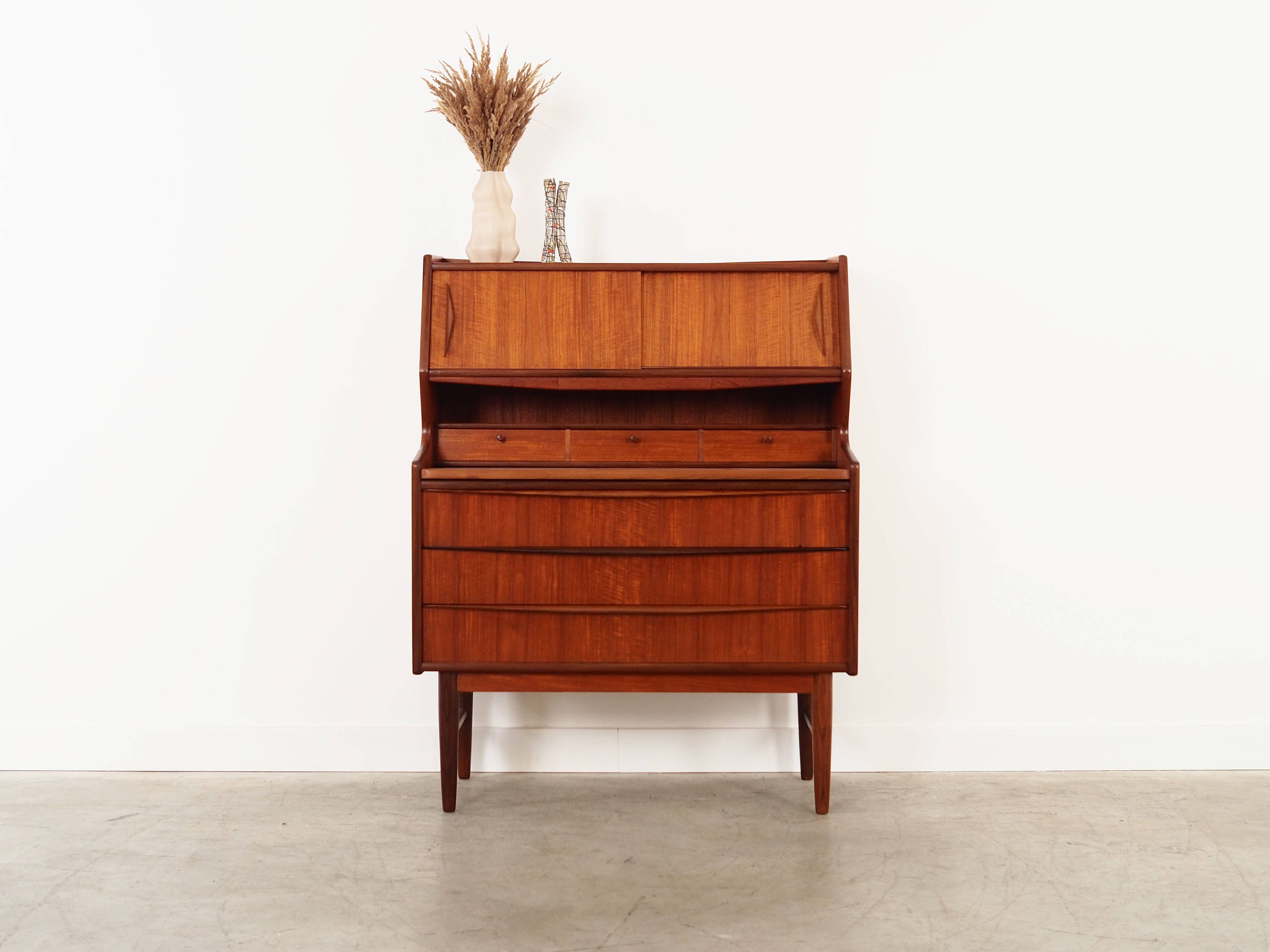 Teak secretary, Danish design, 1970s, production: Denmark