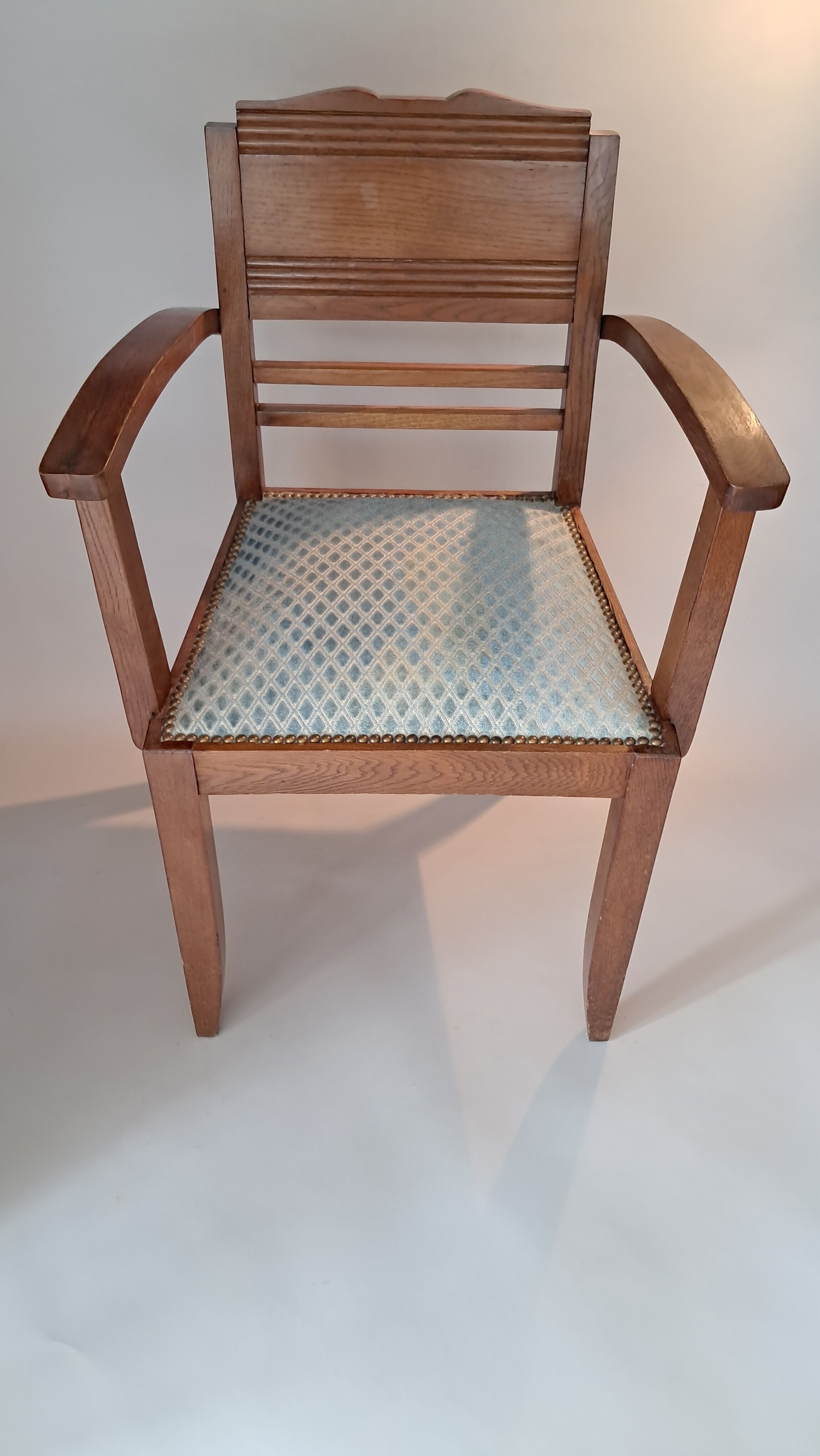 Art Deco bridge armchair