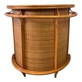 Vintage rattan bar