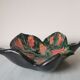 Vintage glazed ceramic trinket bowl