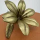 Fleur cendrier laiton massif années 60