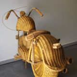 Harley Davidson en rotin, Tom Dixon, 90.
