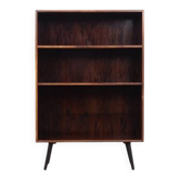 Bibliothèque en acajou, design danois, années 1970, production : Danemark