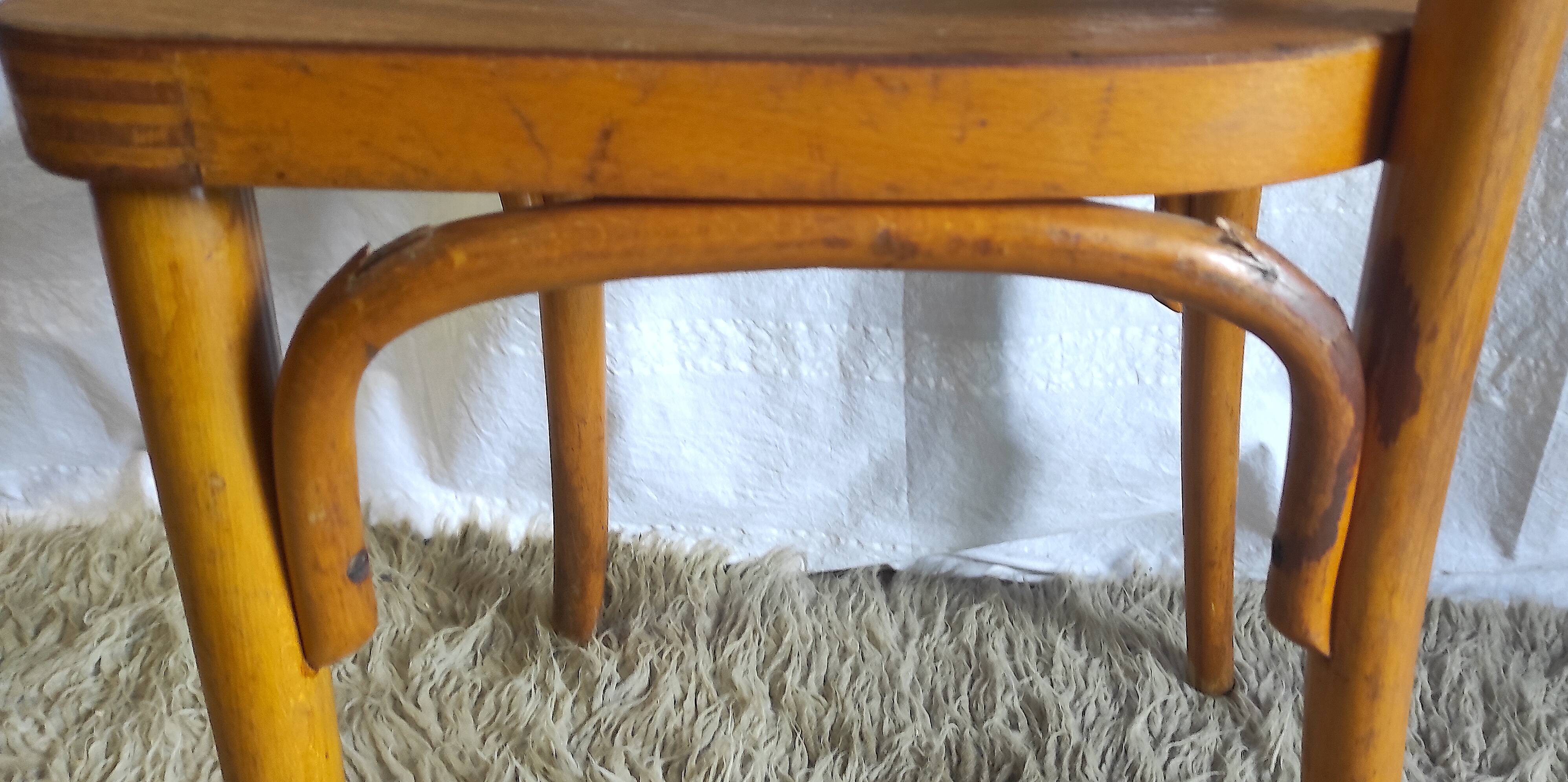 Bistro chair "Thonet" made in Czechoslovakia – 50s/60s
