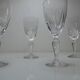 Set of 5 glasses crystal of Arques model Versailles