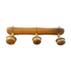 Pop-up Christmas 2022 -Coat rack 3 old wooden hooks