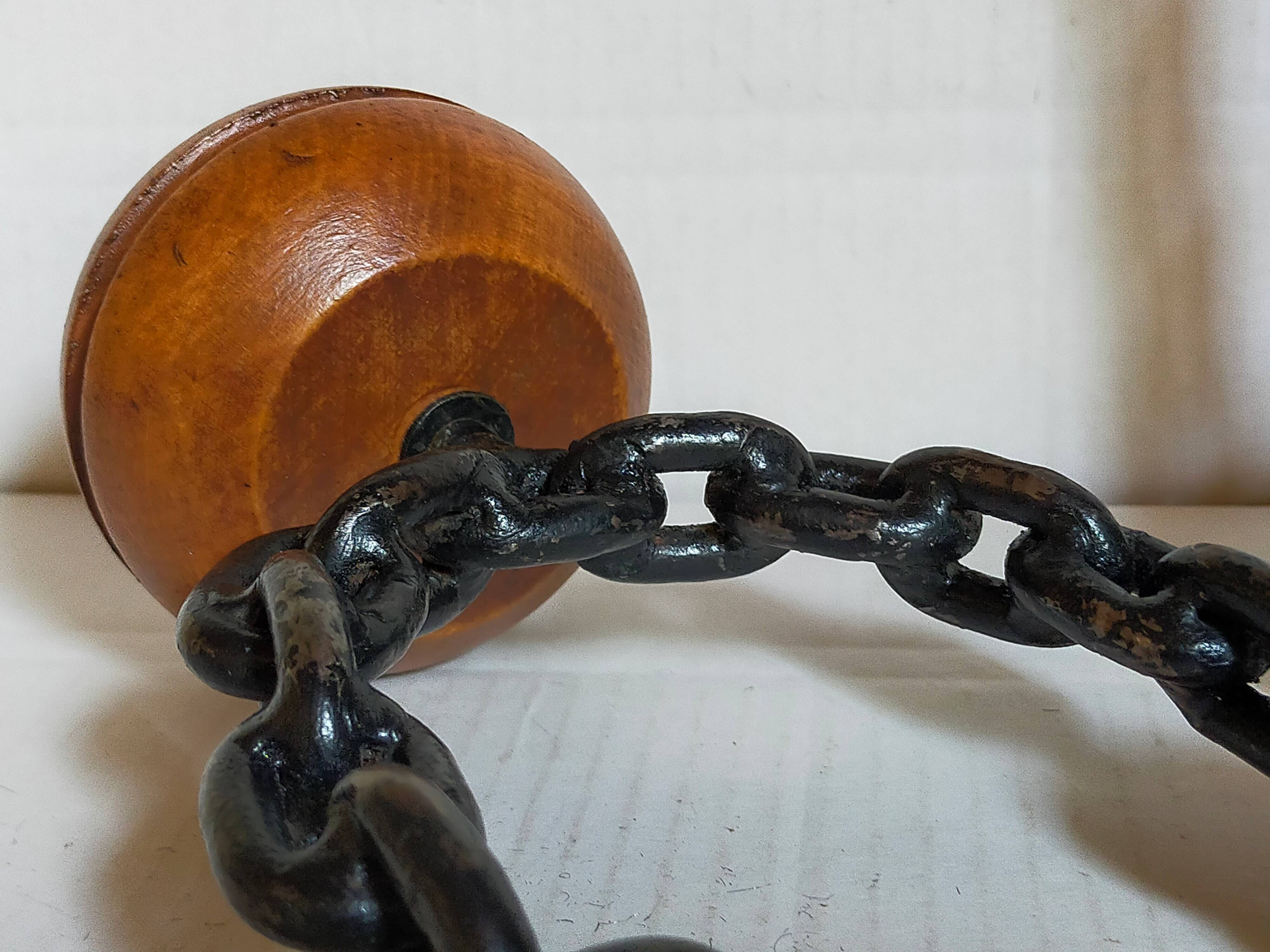 Duo of brutalist Art-popular candlesticks 50s